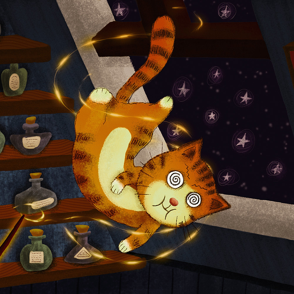 儿童插画 | 原创练习 — 《魔法学徒》