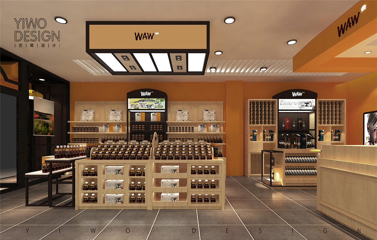waw澳生活(进口食品专卖店)|空间|家装设计|艺窝设计 - 原创作品