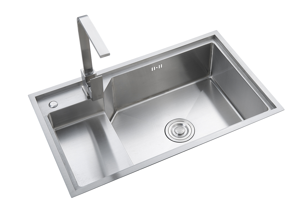 水槽 洗手盆 金属 五金质感白底拍摄