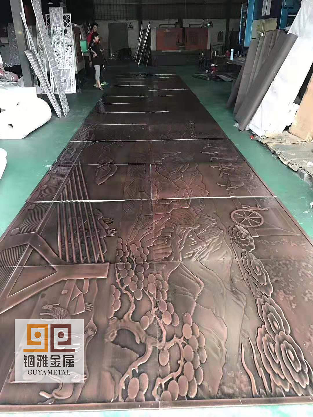 仿古铜铝板浮雕壁画，铝艺雕刻仿古铜背景墙（图ZMjExMDg1Nzk2） - 建筑设计 - 站酷设计师锢雅18566019743原创素材 - 站酷ZCOOL