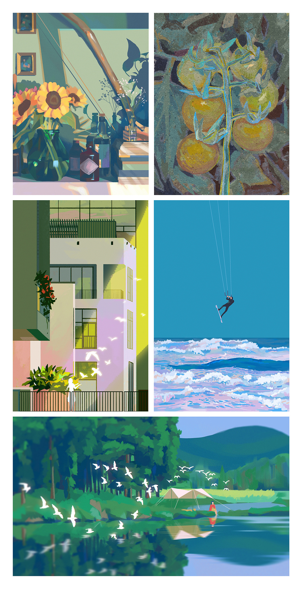 2021色彩速涂总结