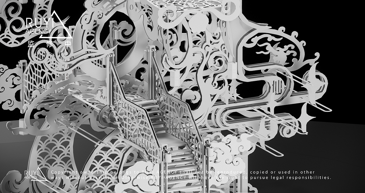 模型设计-鹊桥（图ZMTY1NjI3Mzg0） - 手办/模玩 - 站酷设计师王蒜蓉Wotswrong原创素材 - 站酷ZCOOL