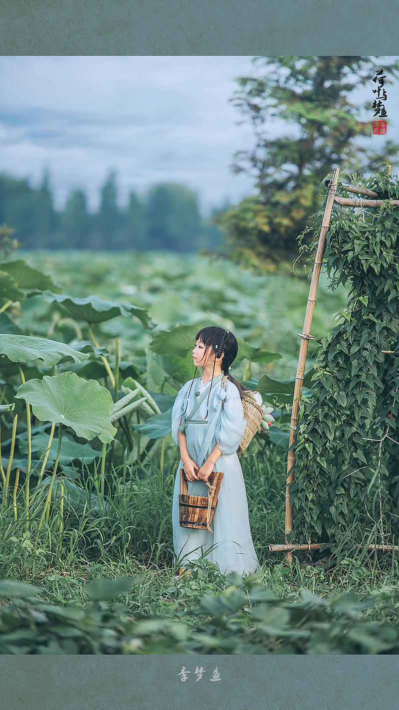 采莲姑娘（图ZMjY1MzE3Mzk2） - 人像摄影 - 站酷设计师腰果虾仁原创素材 - 站酷ZCOOL