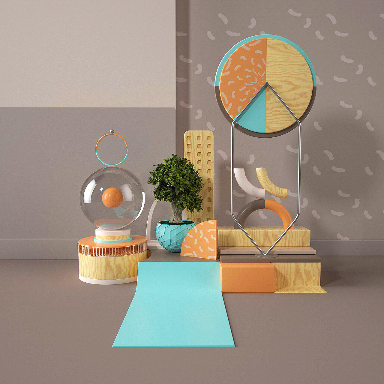 c4d建模渲染 oc渲染