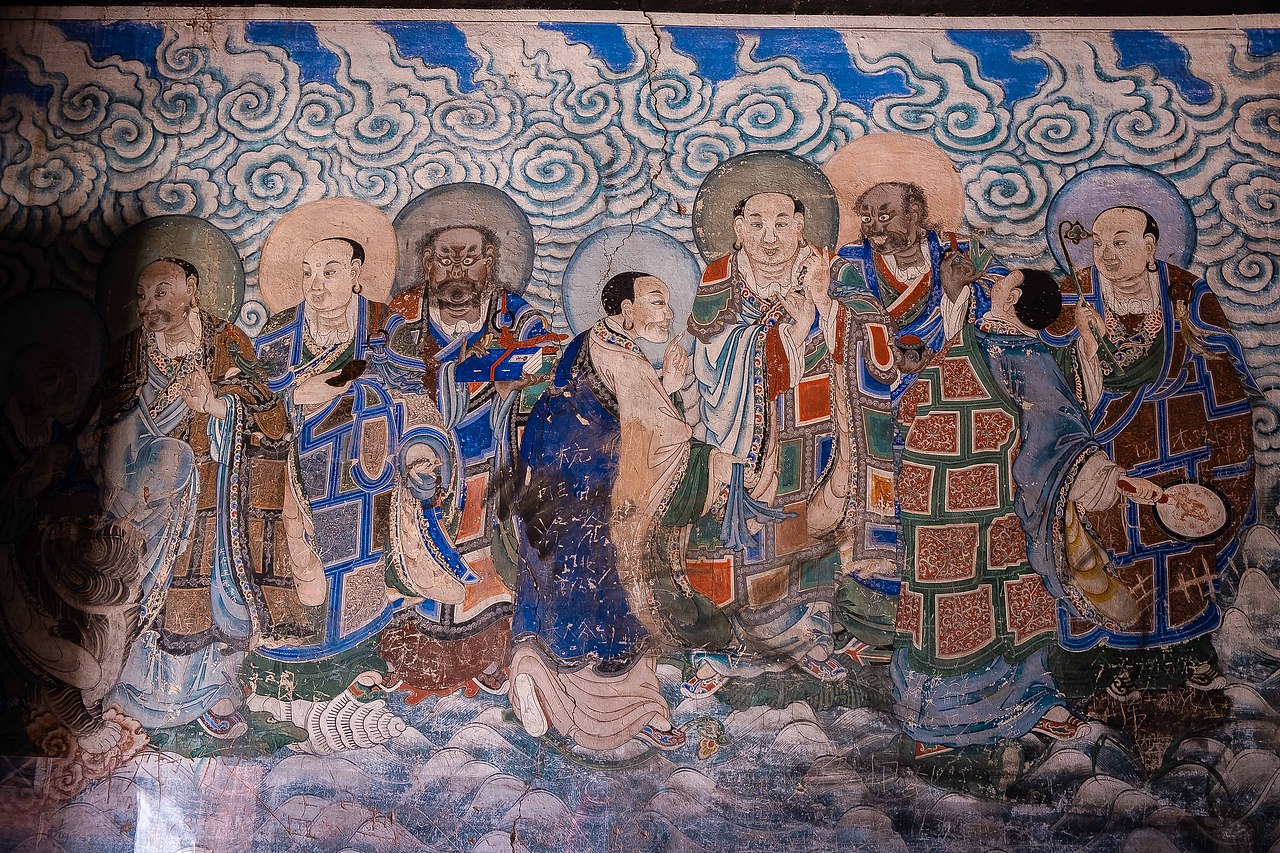 空旷的云冈石窟