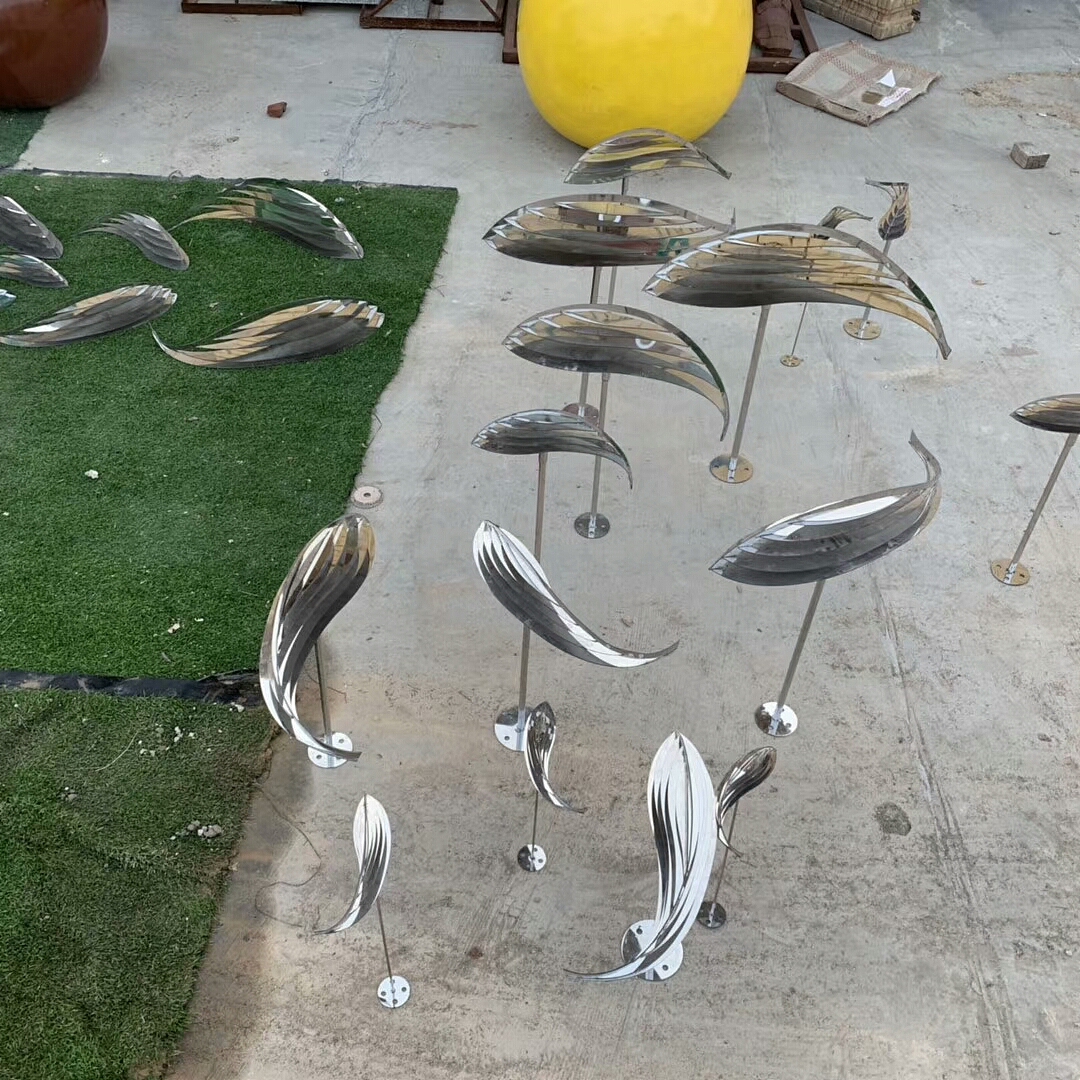 不锈钢鱼雕塑（图ZMTgyNjY2MTU2） - 其他手工艺 - 站酷设计师凯亮不锈钢雕塑原创素材 - 站酷ZCOOL