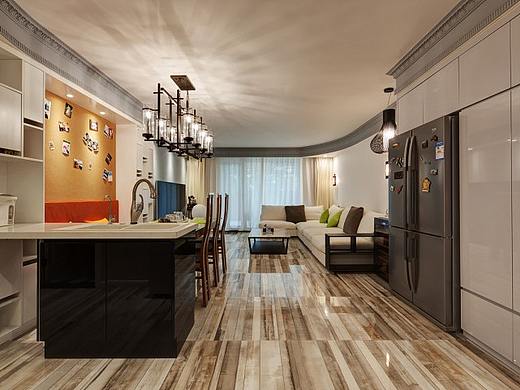 高端时尚180平别墅装修设计效果图（个人主页-ZMjY3MjM0MzY=） - 家装设计 - 站酷设计师成都别墅装修朗煜原创素材 - 站酷ZCOOL