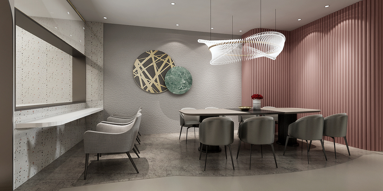 艺术培训中心室内设计案例（图ZMjQ2MTY5Nzk2） - 家装设计 - 站酷设计师Owler空间设计原创素材 - 站酷ZCOOL