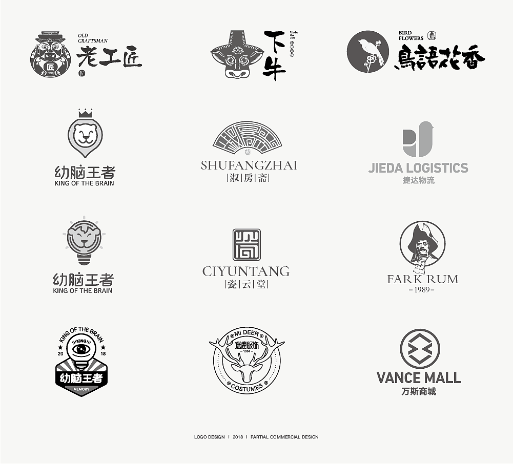 部分LOGO合集（图ZMTE0ODA2NDI0） - 品牌 - 站酷设计师品牌传播丶白里斯原创素材 - 站酷ZCOOL