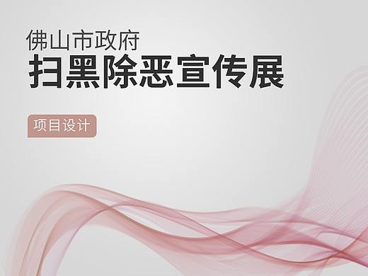 佛山市扫黑除恶专项斗争宣传展