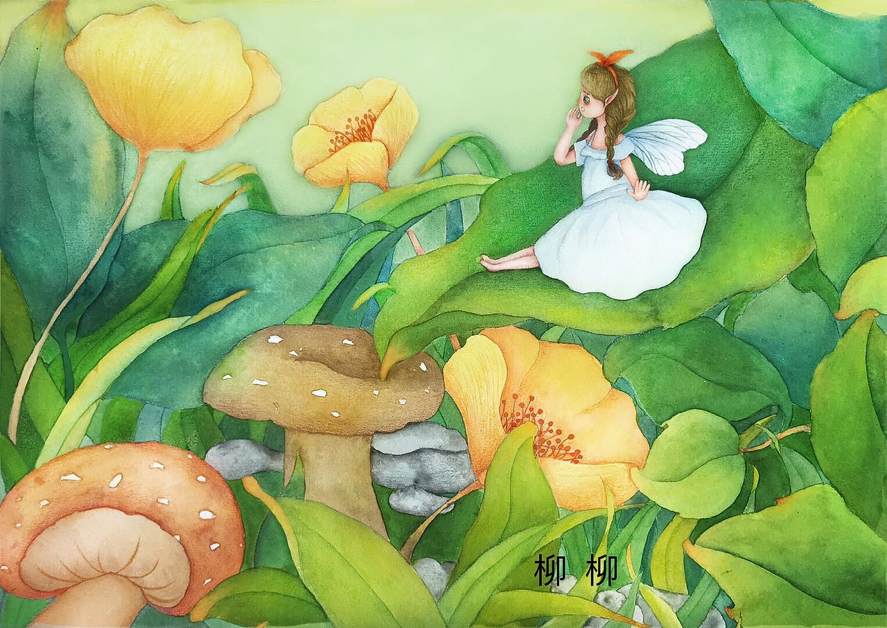 花仙子🌸（图ZMTg0NTY4Mzky） - 儿童插画 - 站酷设计师柳柳插画原创素材 - 站酷ZCOOL