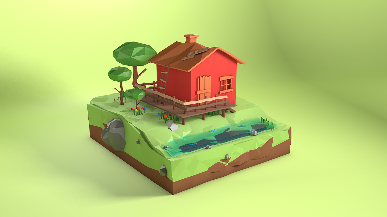 C4D建模 临摹（图ZMjMzNzg3MzQw） - 建筑/空间 - 站酷设计师李廷聿原创素材 - 站酷ZCOOL