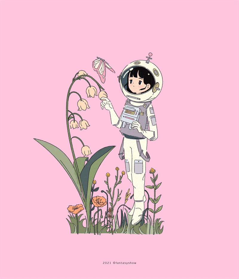 女孩（图ZMjc2NTAzMzQw） - 商业插画 - 站酷设计师饭太稀Fan原创素材 - 站酷ZCOOL