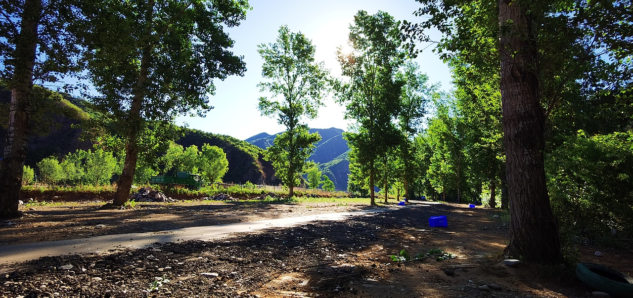 2021第二次写生,白河湾晨光