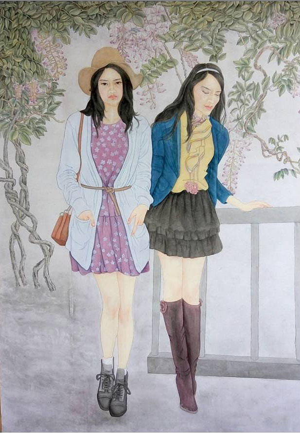 国画--似水年华