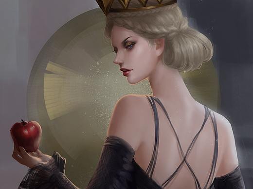 白雪公主与猎人（个人主页-ZNDI3MTM3MjQ=） - 创作习作 - 站酷设计师七逝原创素材 - 站酷ZCOOL