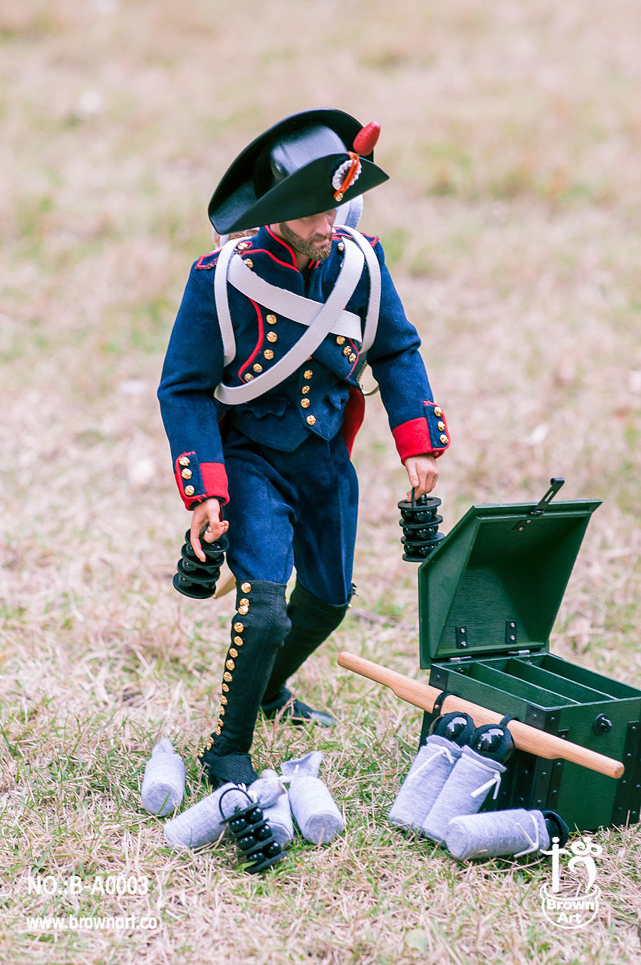 拿破仑战争系列野战炮兵 1/6比例