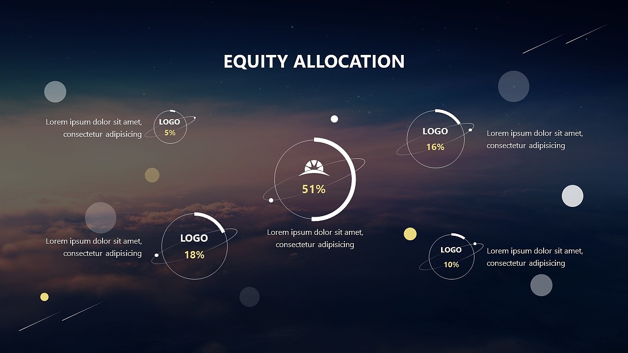 黑底欧美大气企业宣传工作汇报通用PPT模板