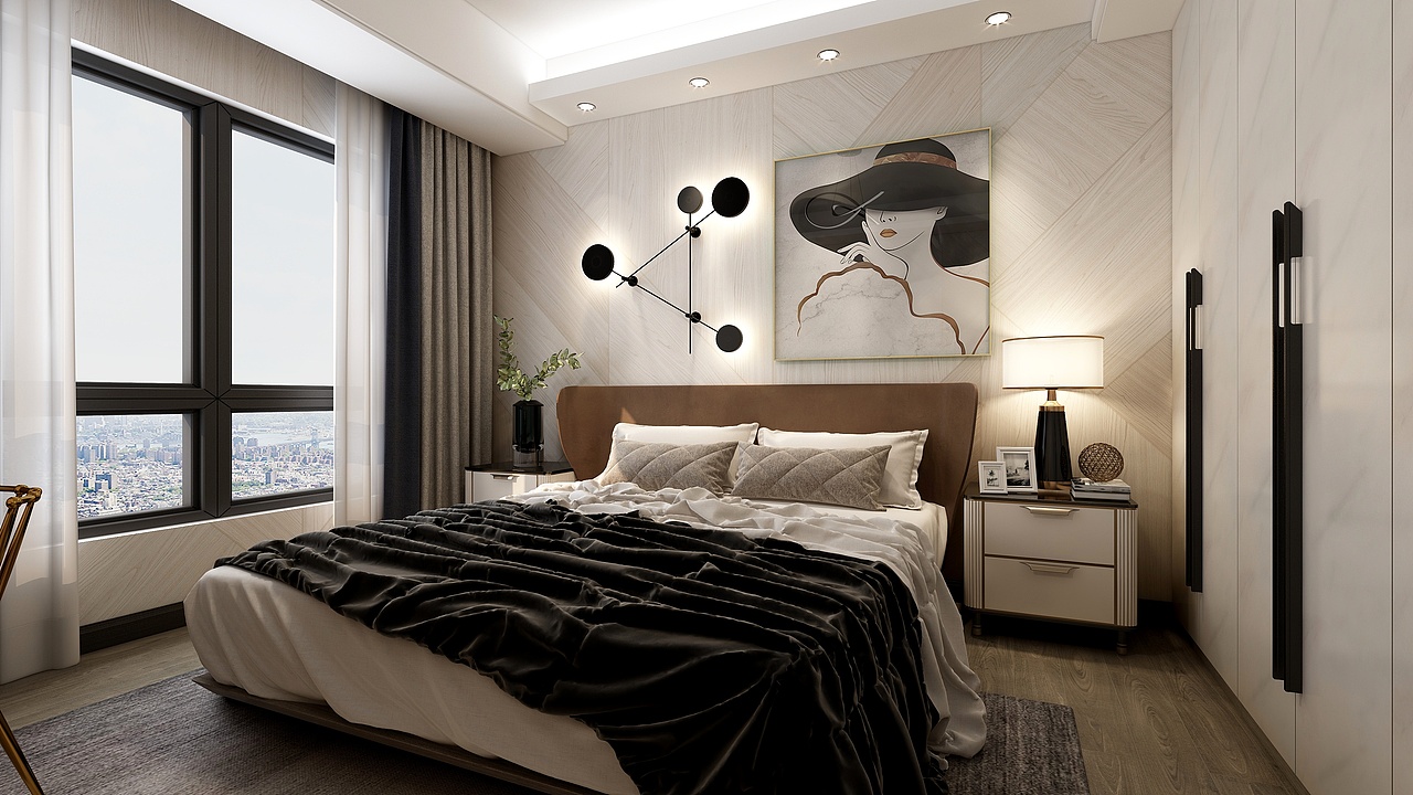 120小户型现代轻奢