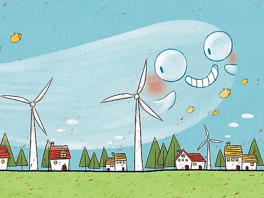 好奇宝宝科学绘本系列之《 了不起的风》