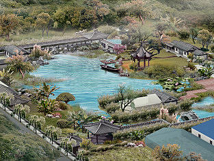 郑州度假村规划设计-郑州瑶池渔村生态度假村
