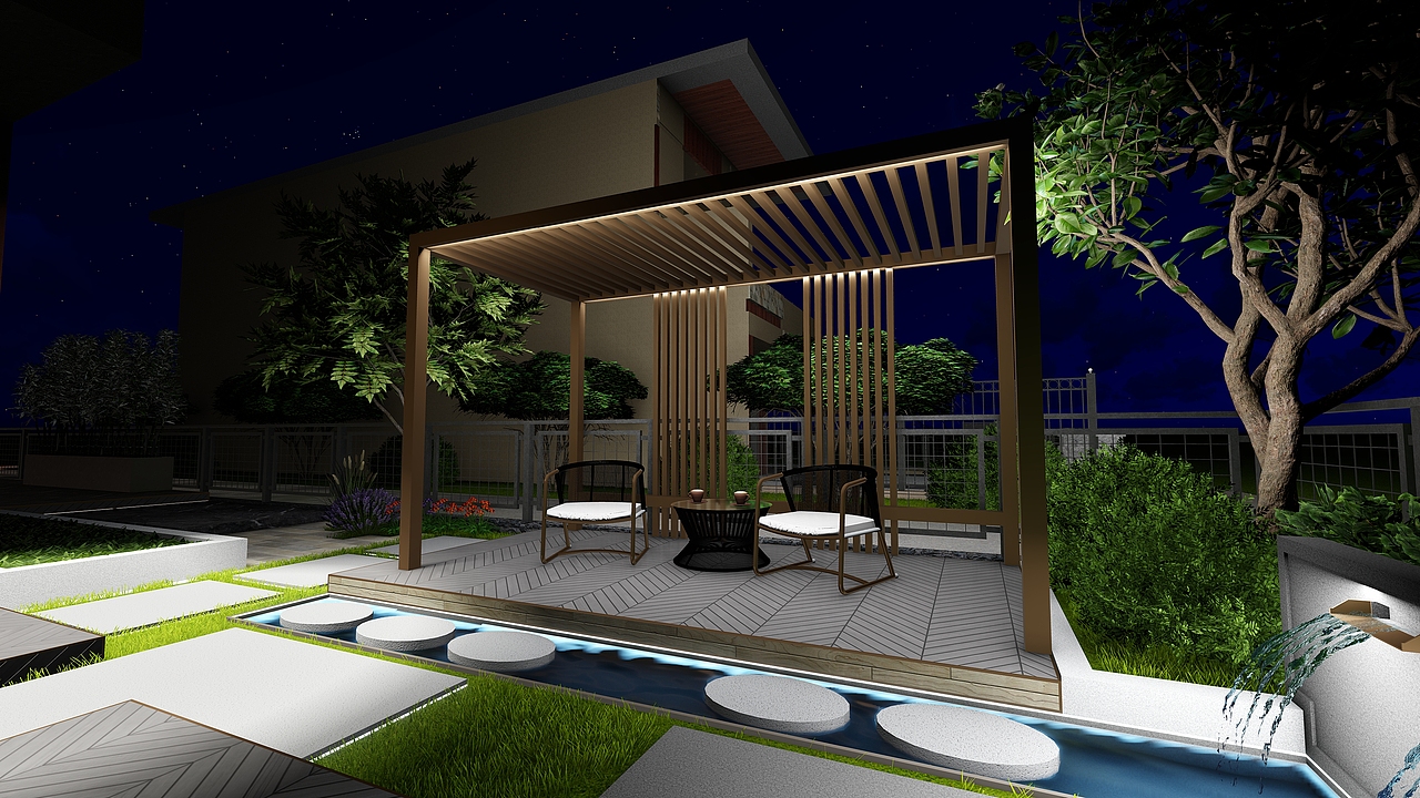 别墅景观设计（图ZMjQwMzM1OTM2） - 景观设计 - 站酷设计师Kathmandu09原创素材 - 站酷ZCOOL