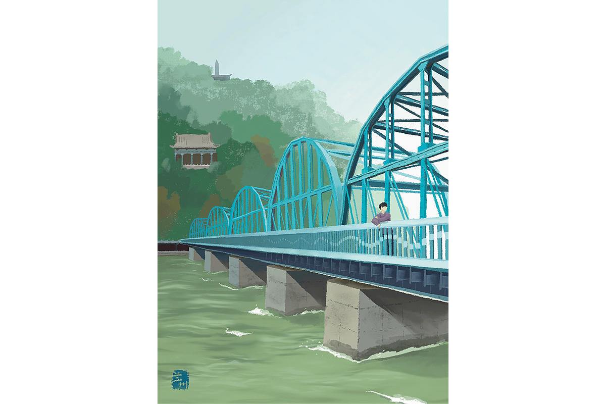 兰州地标打卡-中山桥 第一次遇见黄河母亲