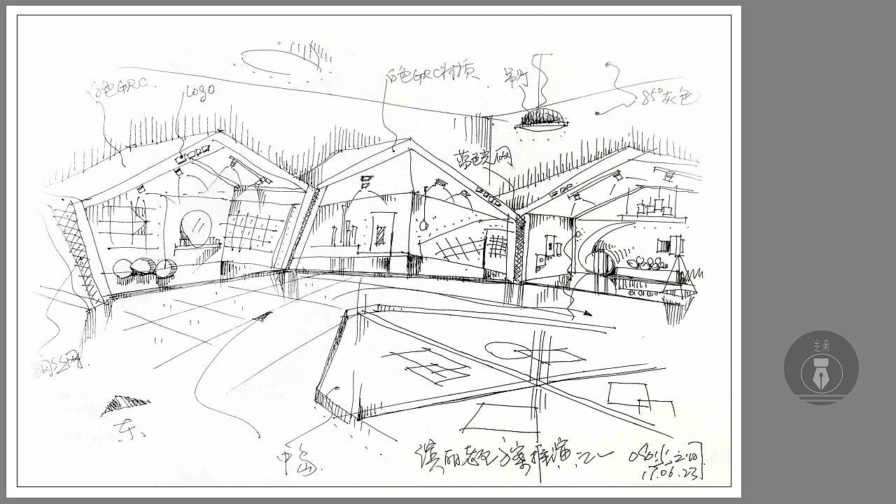 空间手绘创作作品。