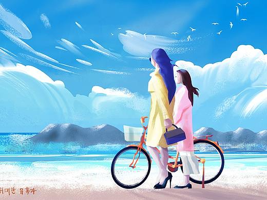 韩剧剧照转插画