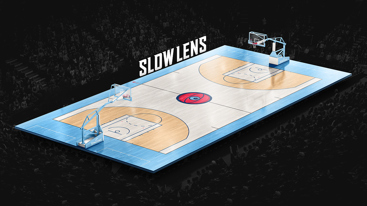 高中篮球队『慢镜头SLOWLENS』设计的视觉包装