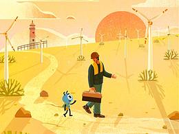 蚂蚁森林 故事场景闪屏