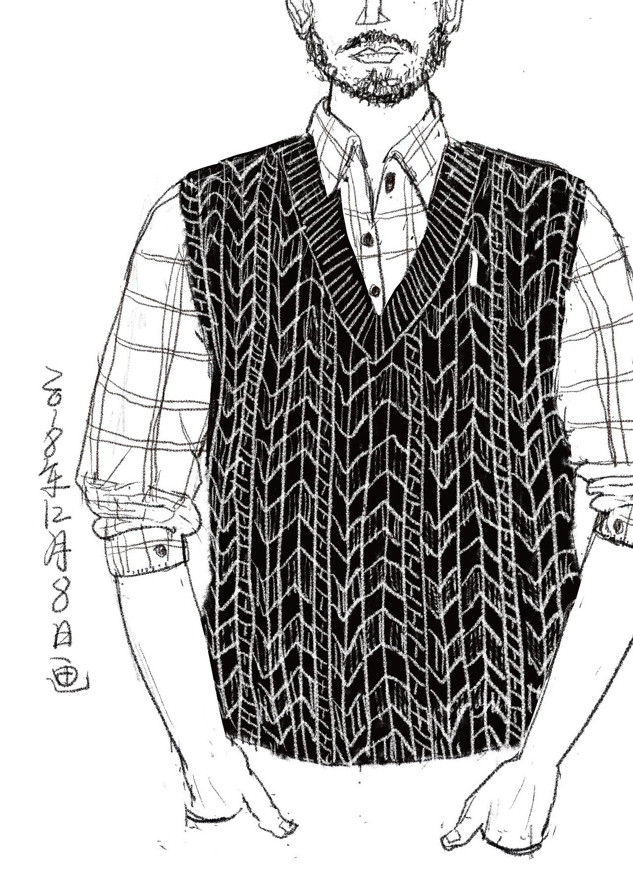 最近用钢笔织的