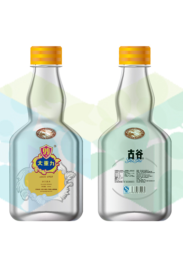 一组矿泉水包装瓶型设计（图ZNTU1NzgxNg==） - 包装 - 站酷设计师fashin原创素材 - 站酷ZCOOL