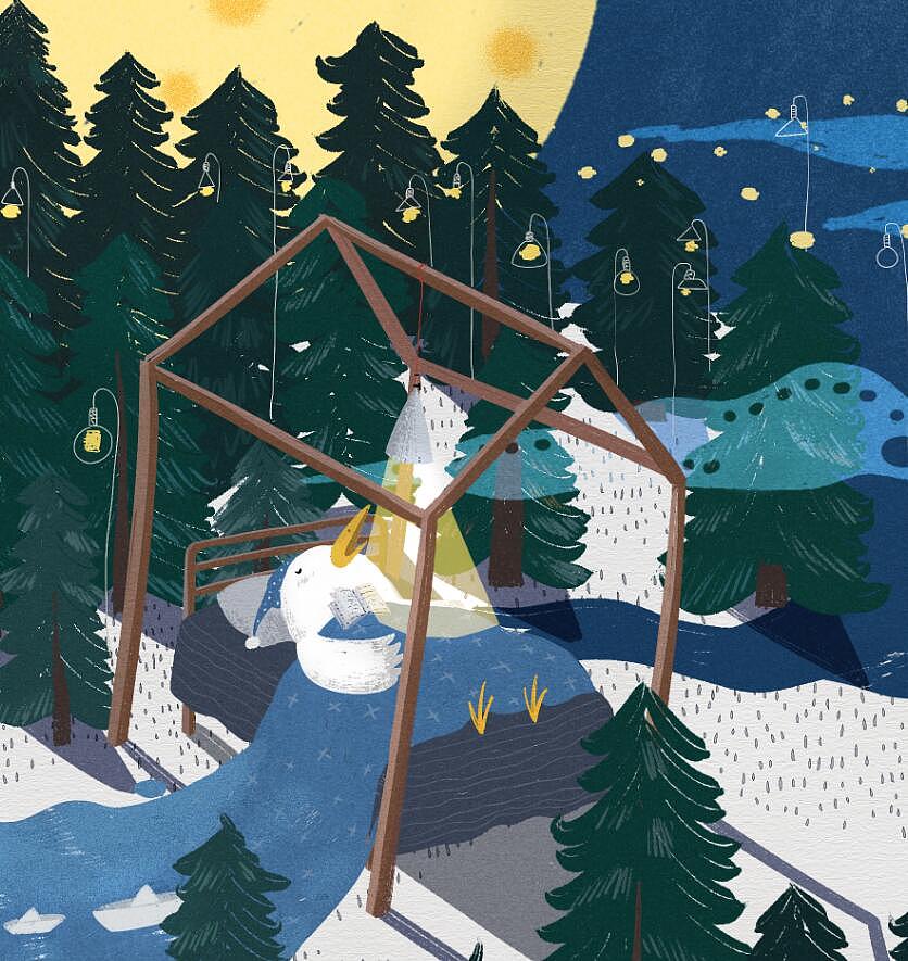 仲夏夜|插画|商业插画|小排排排 - 原创作品 - 站酷 (zcool)