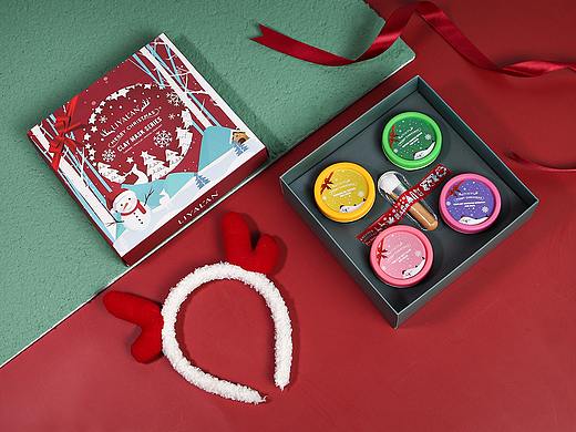 麦柯黎雅-圣诞泥膜套装产品拍摄