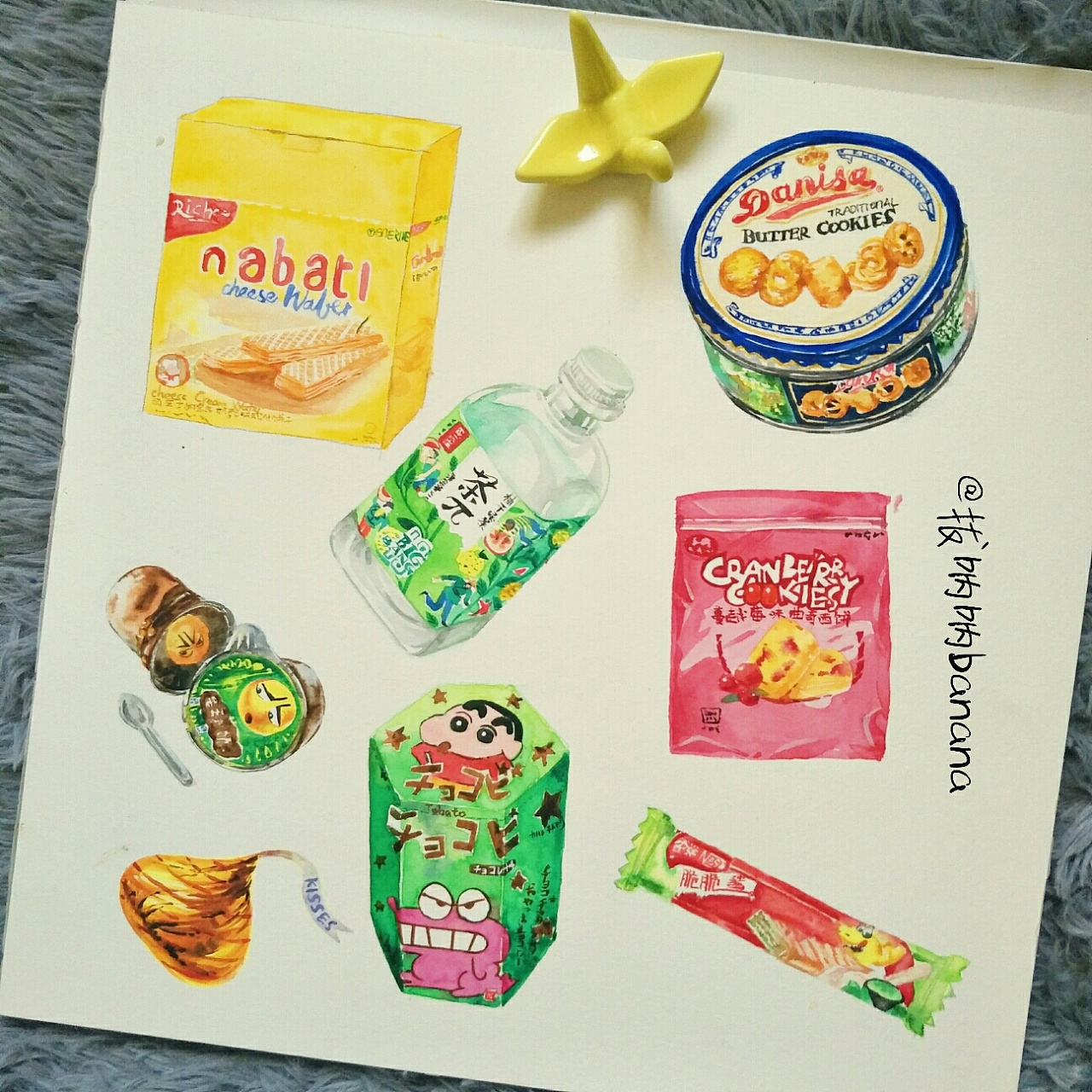 肥宅零食~水彩