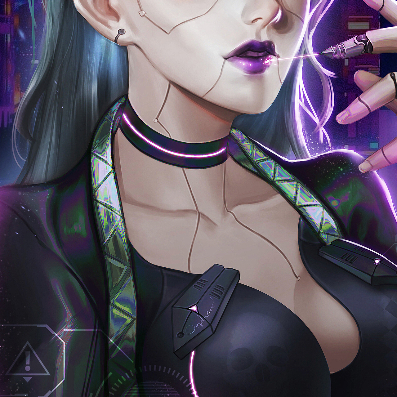 赛博朋克—补妆