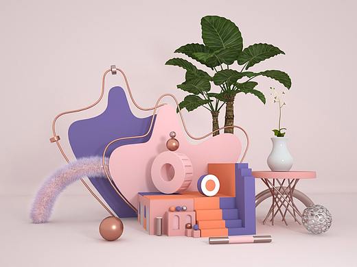 C4D图形建模