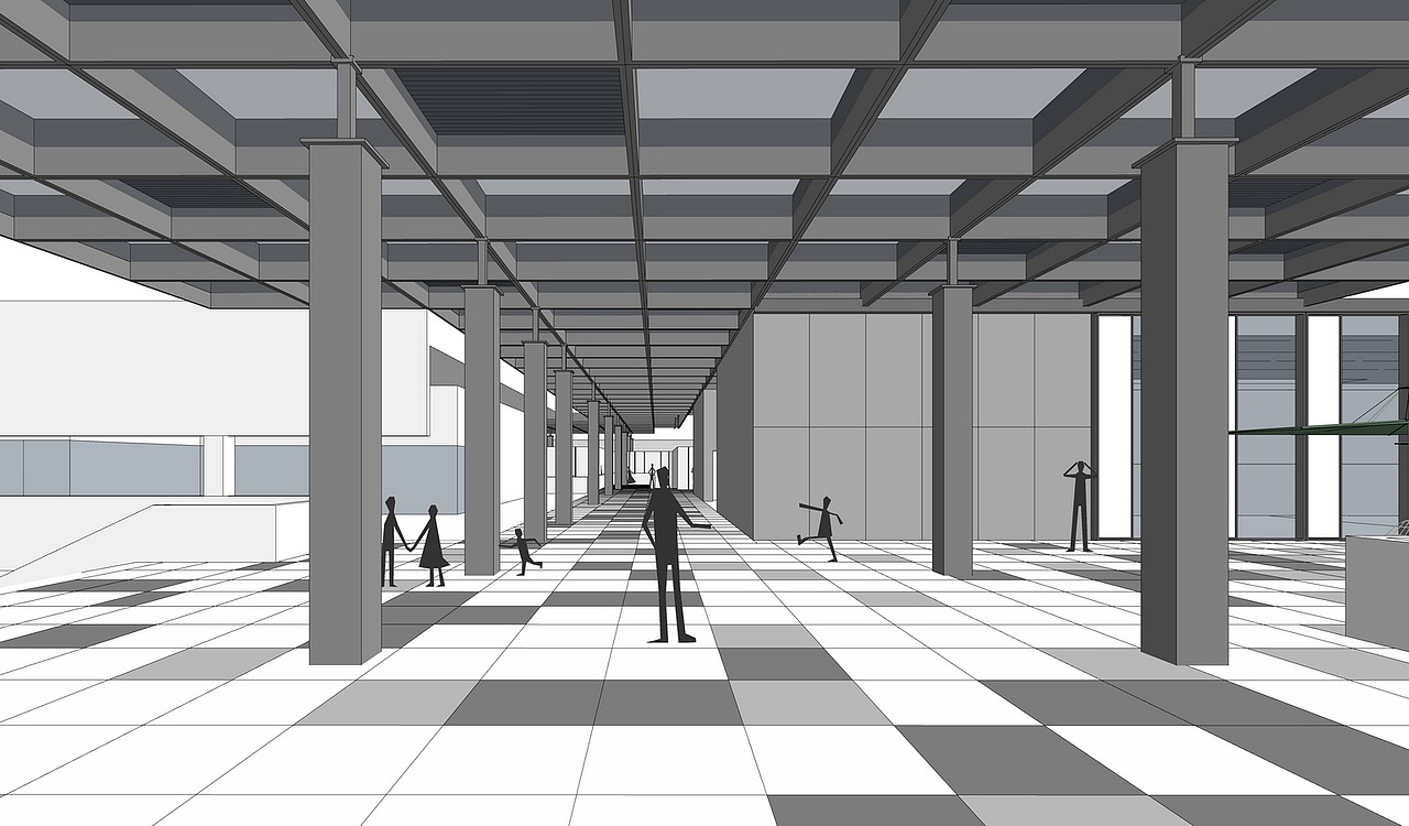 厂房SU模型下载