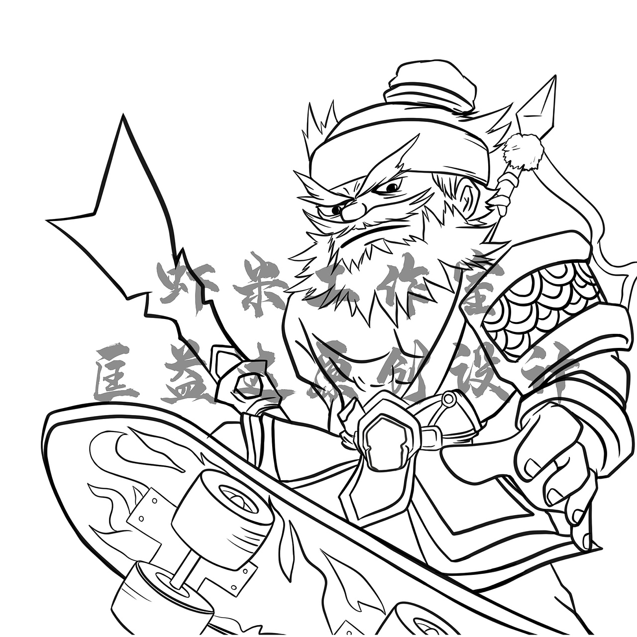 三个商稿客户 凑齐了刘关张（图ZMjc1Nzg5MDMy） - 商业插画 - 站酷设计师匡益达原创素材 - 站酷ZCOOL