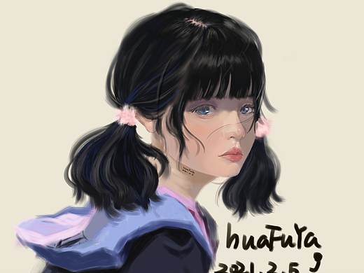 原创厚涂大人头