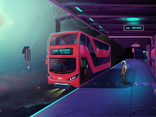 e域之城，巴士载梦