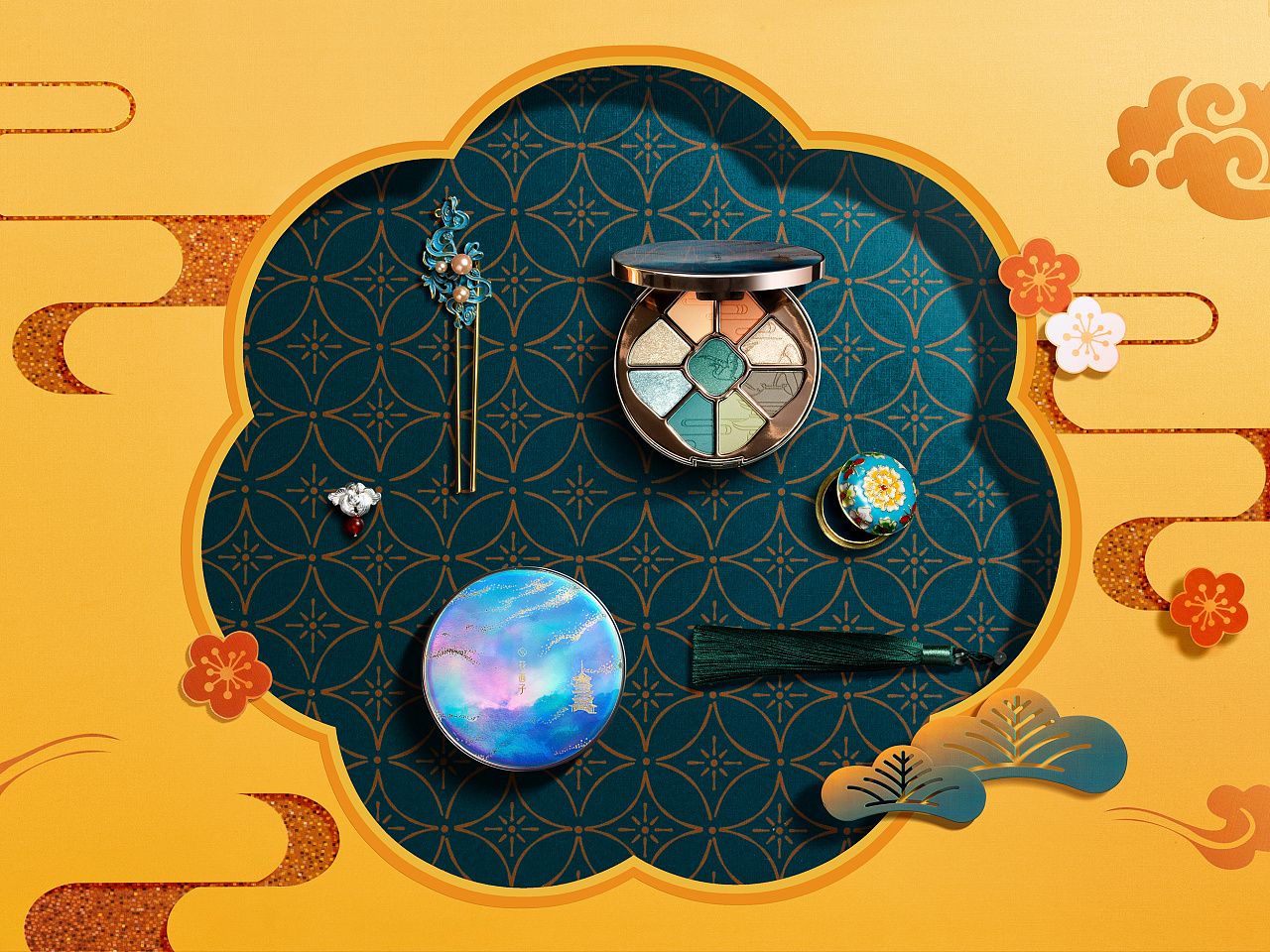 花西子美妆拍摄