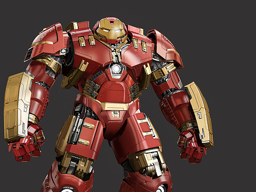 钢铁侠反浩克装甲-临摹 2018-03-03