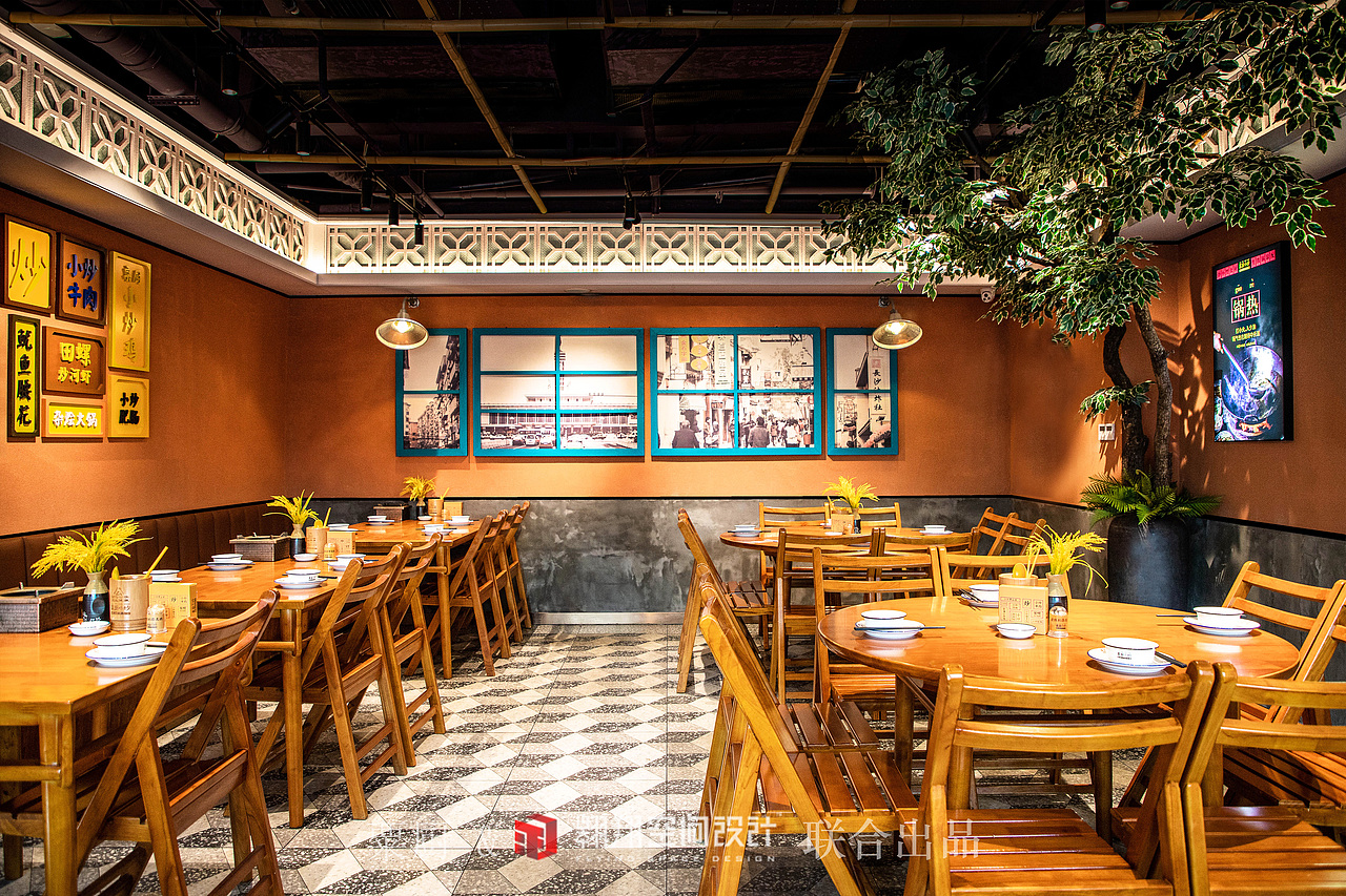 翱翔空间设计 ▶ 粟厨（观沙岭店）（图ZMjQ5OTgyNDcy） - 商业空间设计 - 站酷设计师湖南翱翔空间设计原创素材 - 站酷ZCOOL