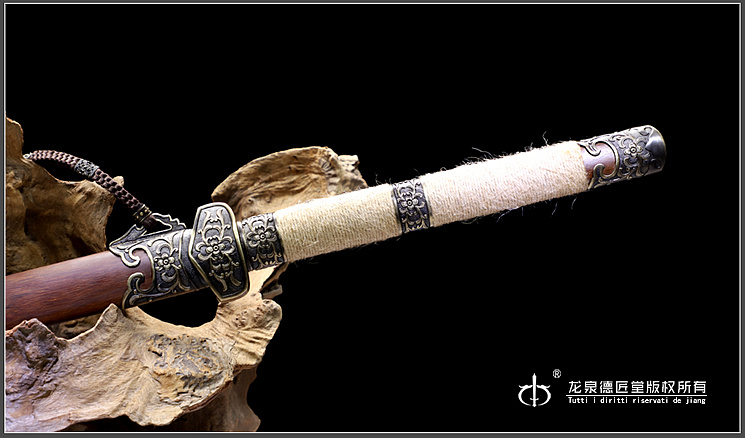 龙泉刀剑青霜双手剑加长版dj2721