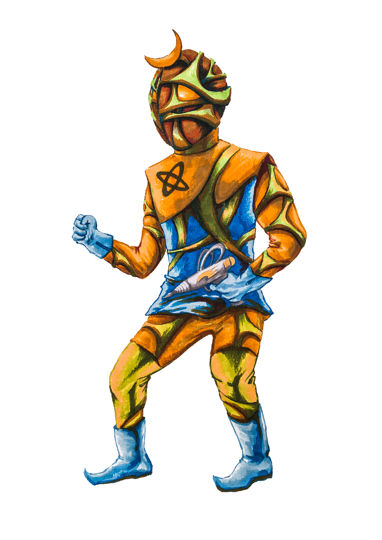 怪兽侵略计划昭和画报风格怪兽