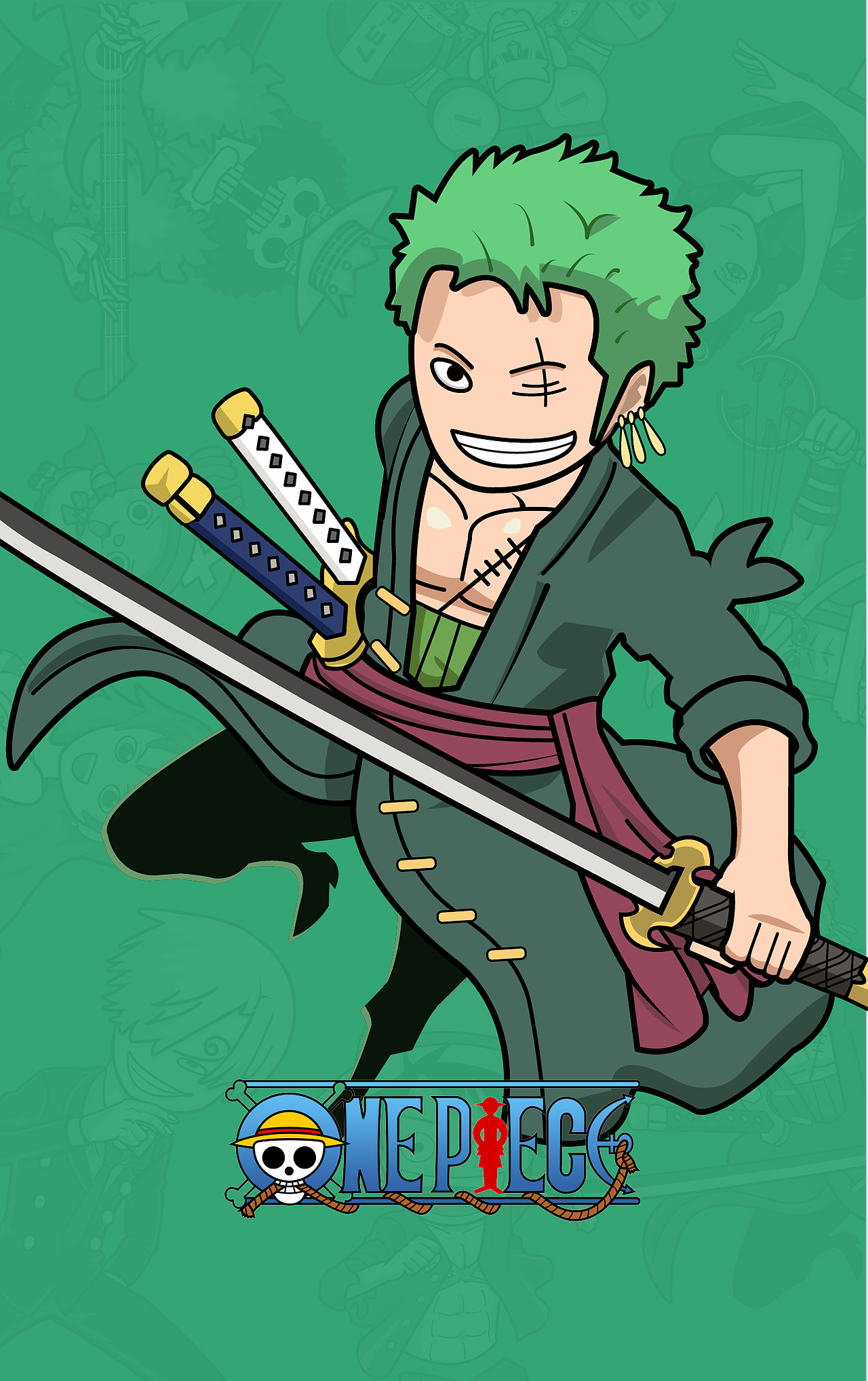 海贼王人物图（图ZMTc4OTU4ODky） - 创作习作 - 站酷设计师海上大米原创素材 - 站酷ZCOOL