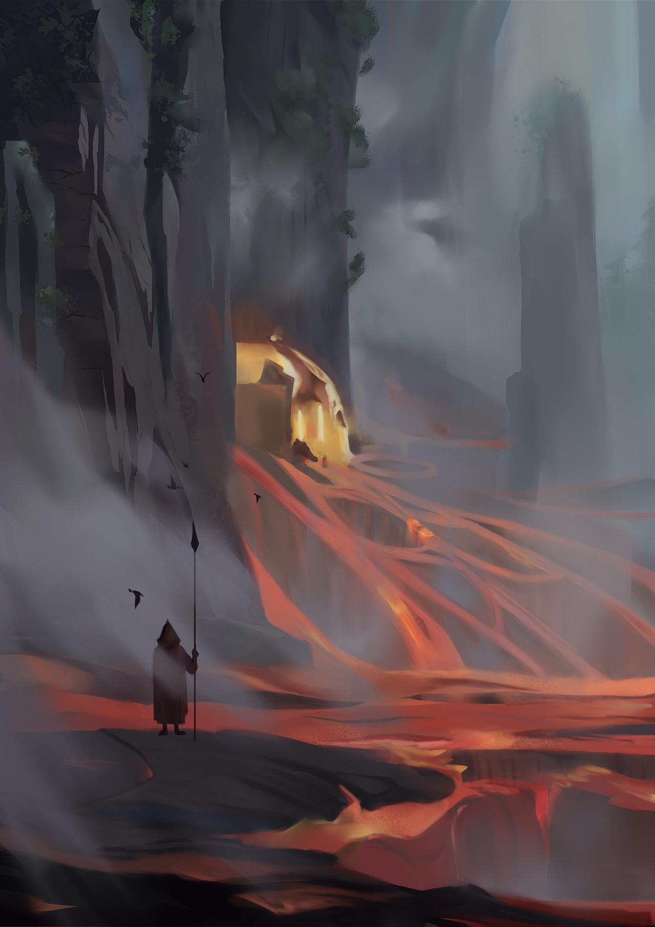 游戏原画场景篇×临摹篇