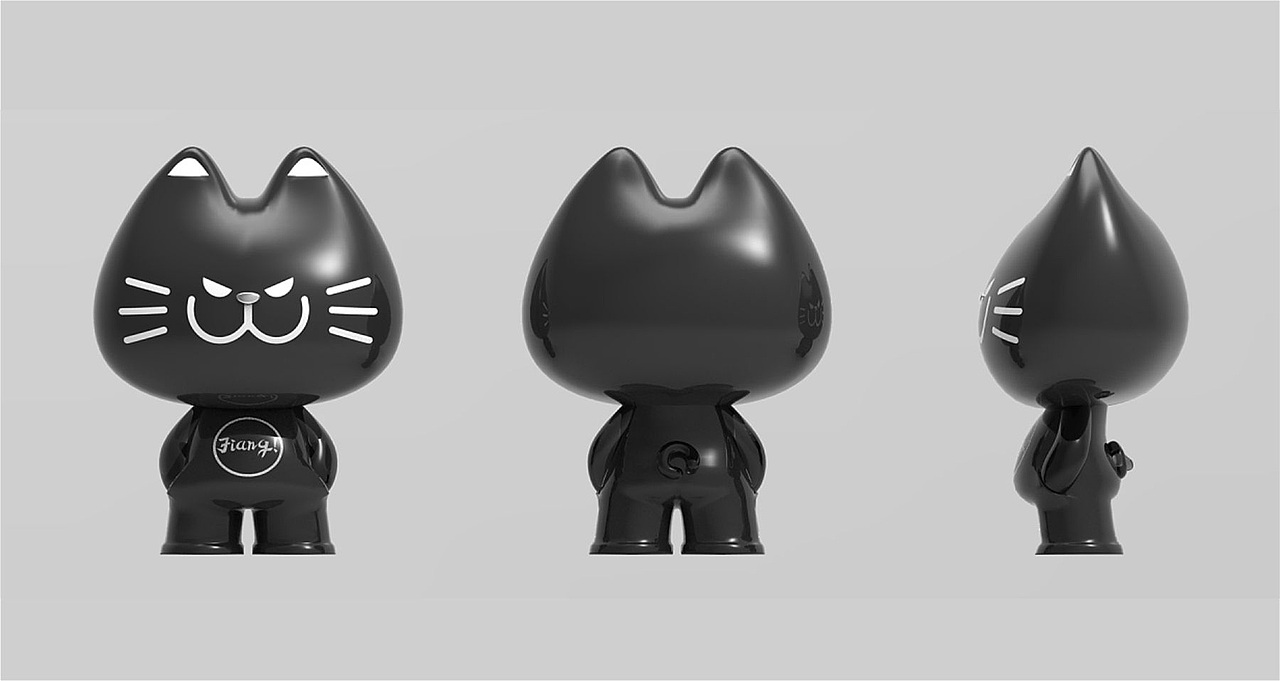 烤匠-猫猫公仔打样出来了